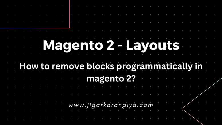 How to remove blocks programmatically in magento 2?